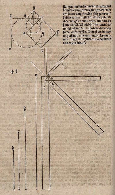 Zeicheninstrument von Albrecht Dürer